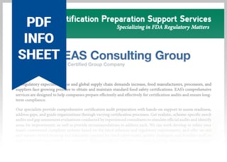 PDF Info Sheet Certification Prep Support